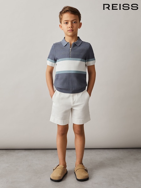 Reiss White Wicket 3-9 yrs Casual Chino Shorts (N05349) | £24