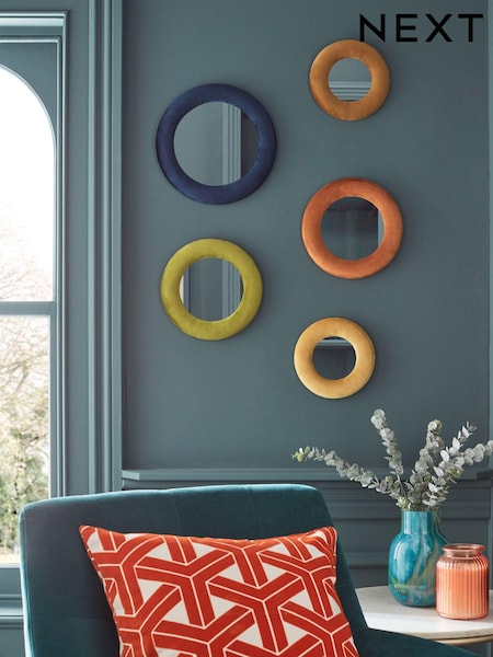 Set of 5 Multi Round Wall Mirrors (N05739) | £75
