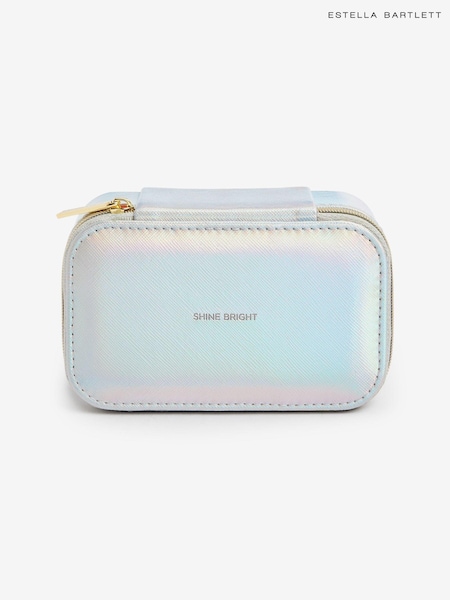 Estella Bartlett Silver Iridescent Embroidery MJB - Hot Pink (N05936) | £25