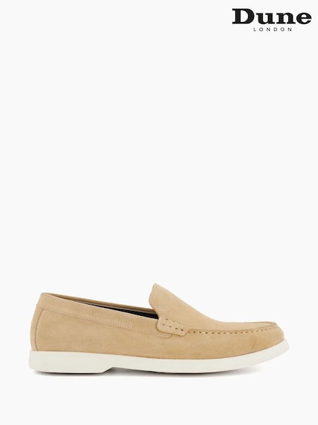 Dune London Cream Buftonn Sole Loafers (N06670) | £99