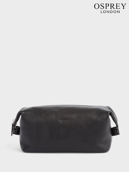 OSPREY LONDON The Toby Leather Wash Bag (N06751) | £65