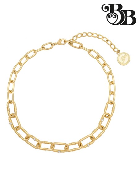 Bibi Bijoux Gold Tone 'Courage' Chunky Chain Necklace (N09084) | £30