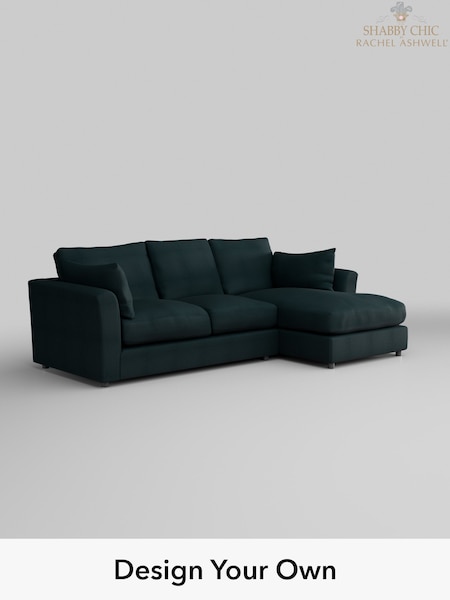 Vintage Velvet/Dark Teal Bradly By Shabby Chic By Rachel Ashwell (N09617) | £1,999