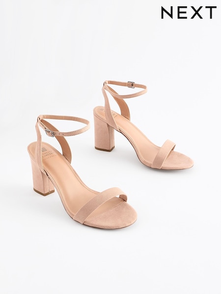 Blush Nude 1 Extra Wide Fit Forever Comfort® Block Heel Sandals (N09932) | £32