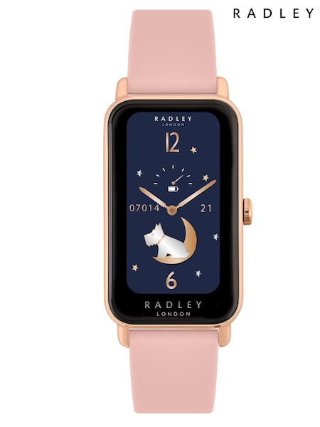 Radley Ladies Pink Series 21 Smart Rose Cobweb Lozenge Watch RYS21-2150 (N10804) | £60