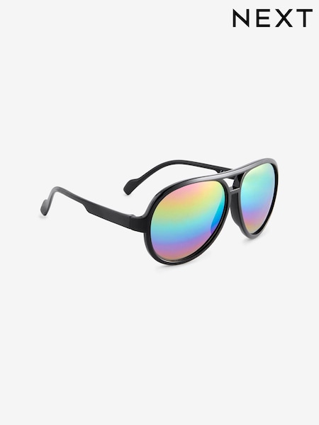 Black/Rainbow Style Sunglasses (N11061) | £6 - £8