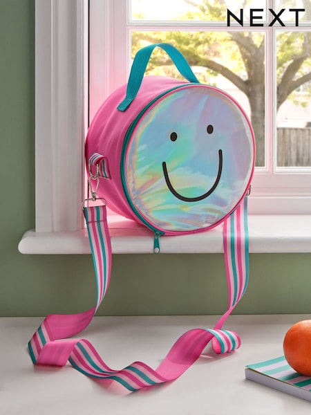 Pink Smiley Faces Lunch Bag (N12132) | £14