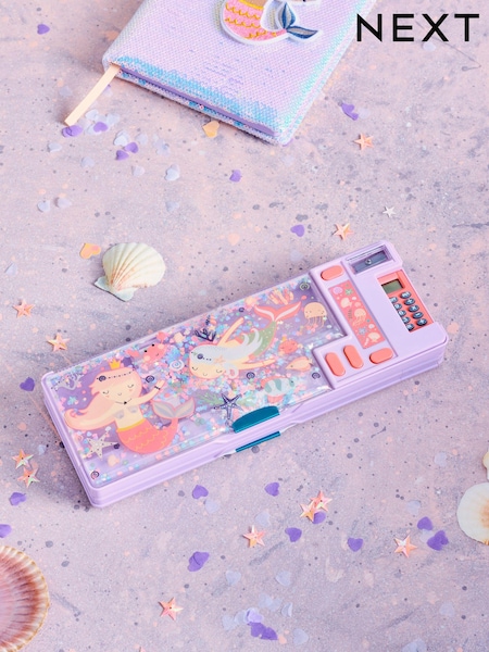 Lilac Purple Mermaid Pop Out Pencil Case (N12146) | £12