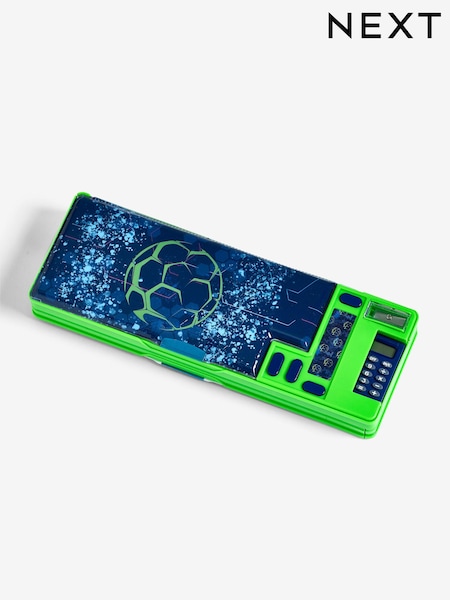 Blue Navy Football Pop Out Pencil Case Glow In The Dark (N12161) | £12