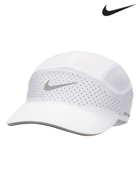 Nike White Dri-FIT Fly Unstructured Reflective Cap (N12279) | £28