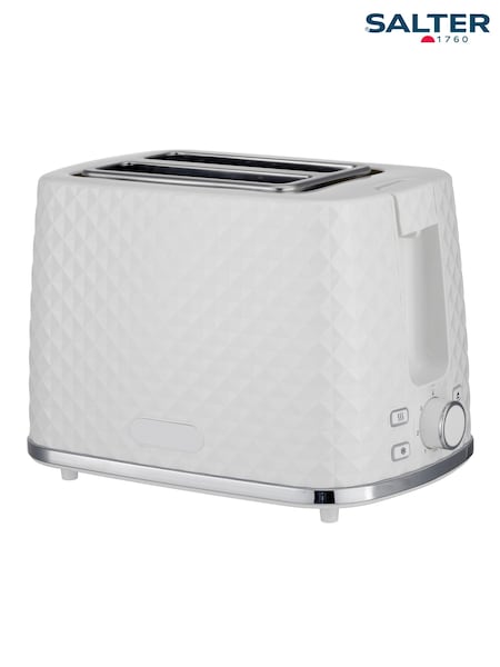 Salter White Glacier 2 Slice Toaster (N12706) | £30