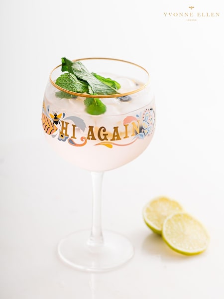 Yvonne Ellen Set of 2 Clear Gin Glasses (N12748) | £30