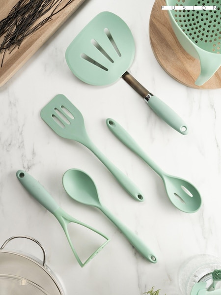 Fusion Green Utensils Set of 5 (N13748) | £30