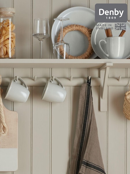 Denby White Elements Set of 4 Coffee Mugs (N13827) | £64