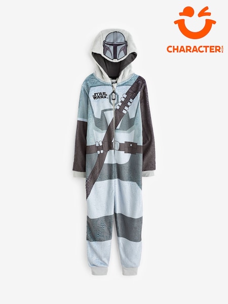 Character Grey Mandalorian Star Wars Star Wars The Mandalorian Fleece All-in-One (N13914) | £29