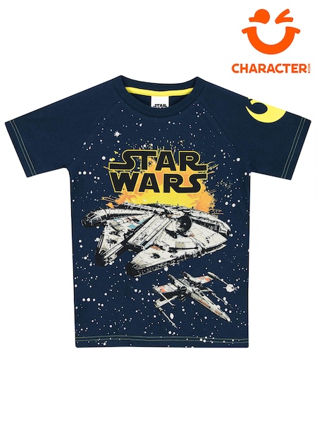 Character Blue 100% Cotton Star Wars T-Shirt (N14023) | £13