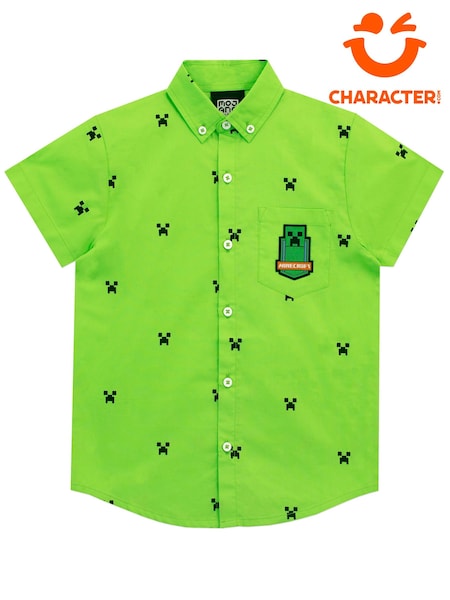Character Green 100% Cotton Minecraft Shirt (N14029) | £18