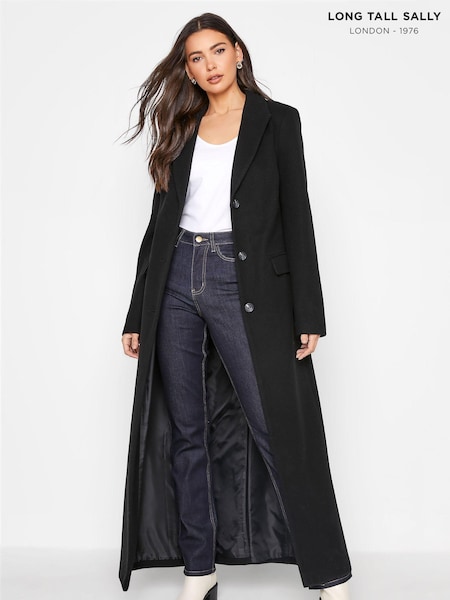Long Tall Sally Black Long Formal Coat (N14302) | £100