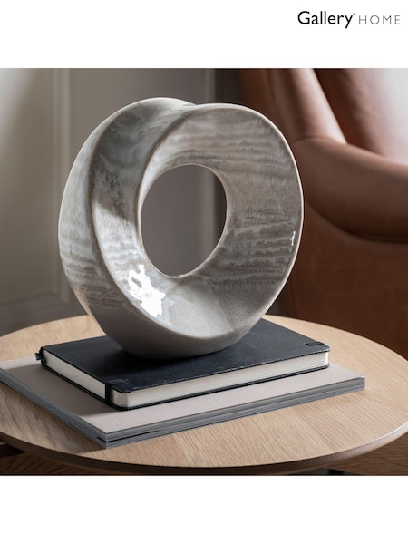 Gallery Home Grey Large Beale Ornaments Sculpture (N14314) | £38