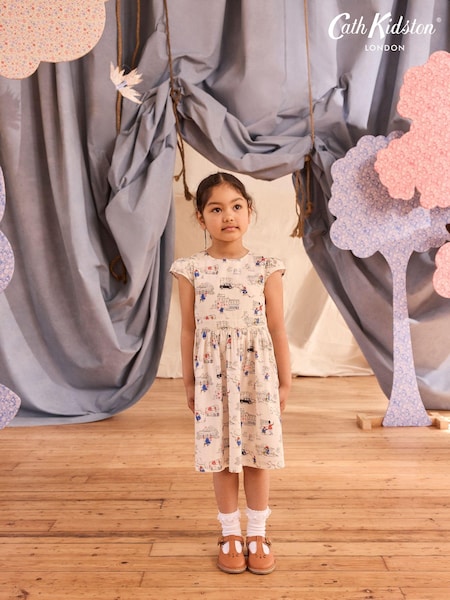 Cath Kidston White 100% Cotton Paddington Bear Dess (N14447) | £18
