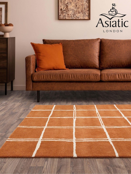 Asiatic Rugs Orange Albany Rug (N15653) | £83 - £400