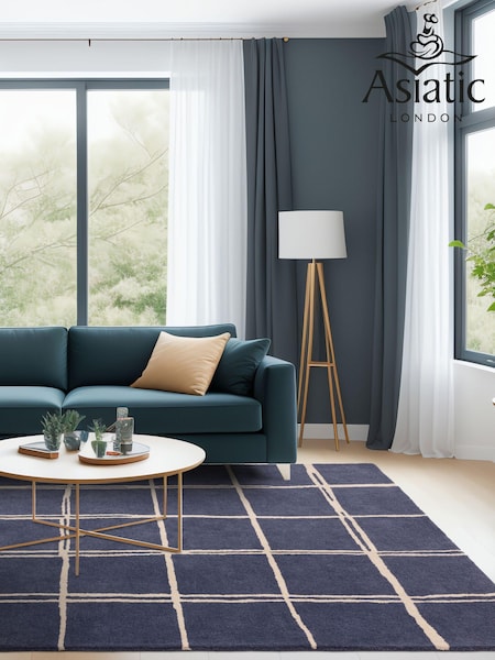 Asiatic Rugs Blue Albany Rug (N15665) | £83 - £400