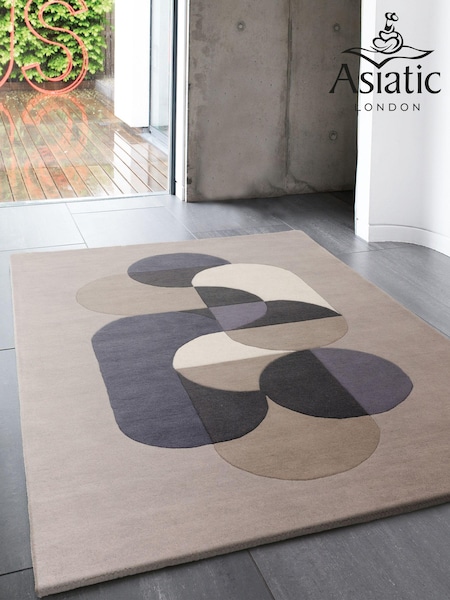 Asiatic Rugs Grey Matrix Statement Rug (N15669) | £242 - £711