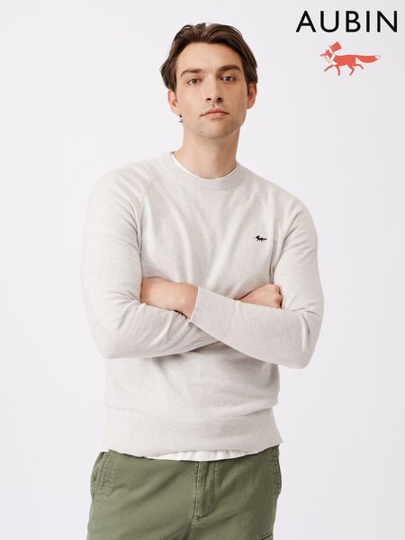 Aubin Collum Cotton Crew Neck Jumper (N16263) | £35
