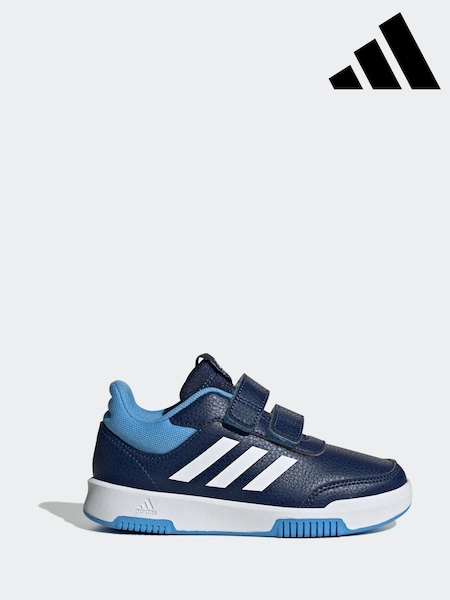 Adidas Blue/White Hook and Loop Tensaur Sport Trainers (N17133) | £28