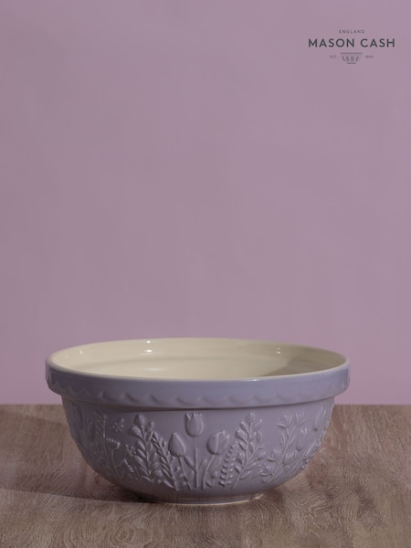 Mason Cash Lilac In the Meadow Tulip Mixing Bowl (N17370) | £27