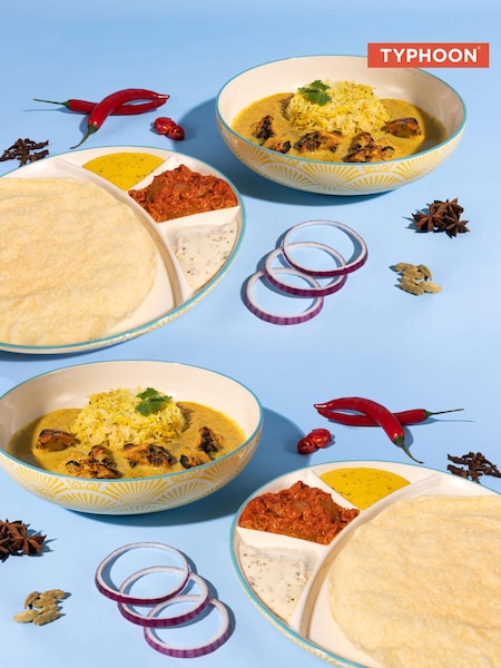 Typhoon World Foods Multi Cusine Bowl and Divider Plate Set of 2 (N17375) | £45