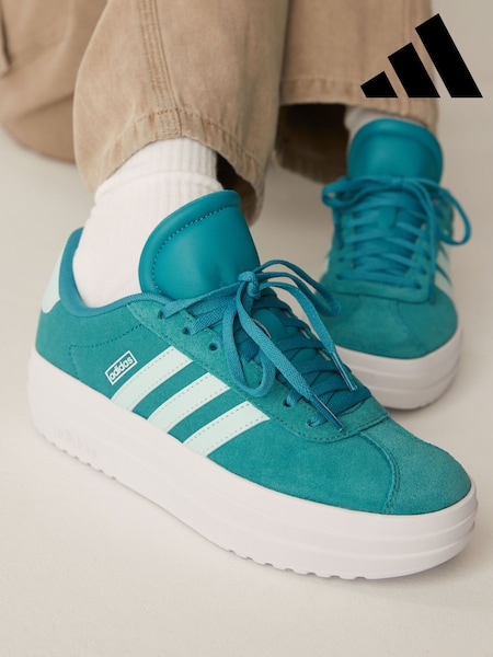 adidas Blue/White VL Court Bold Trainers (N17465) | £45