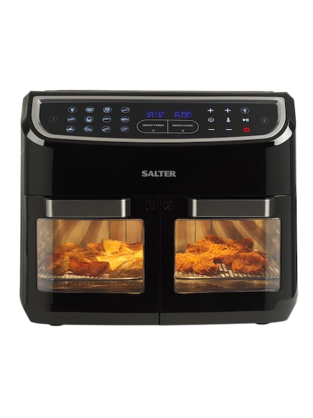 Salter Black Dual View Air Fryer Oven (N17624) | £145