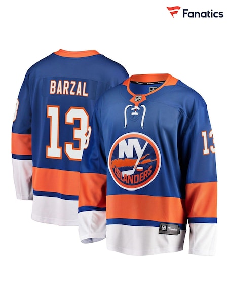 New York Islanders Fanatics Branded Home Breakaway Jersey - Mathew Barzal (N17757) | £123