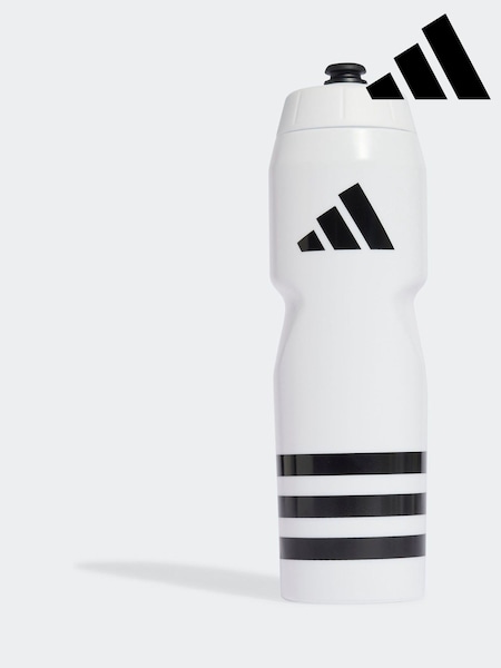 adidas White/Black Performance Tiro 750 ML Water Bottle (N17887) | £9