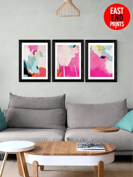 East End Prints Pink Lune Pink Sky Wall Set by Ana Rut Bre (N18606) | £140 - £370