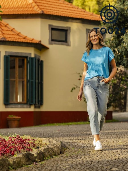 Tog 24 Blue 100% Cotton Andrea T-Shirt (N18643) | £24