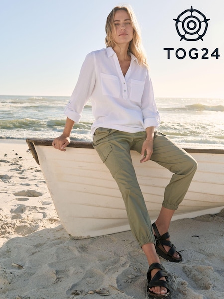 Tog 24 Green Cahill Cargo Trousers (N18687) | £45