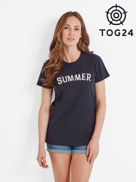 Tog 24 Blue 100% Cotton Heidi T-Shirt (N18738) | £24