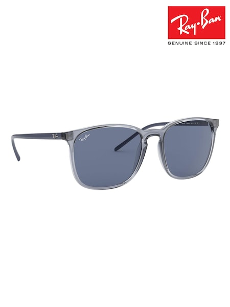 Ray-Ban RB4387 Blue Sunglasses (N1E058) | £130