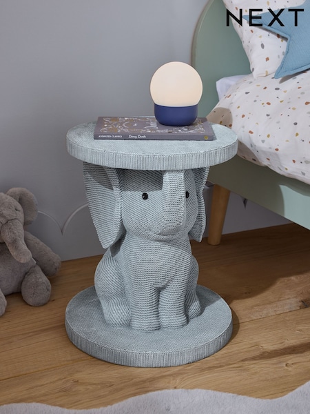 Grey Elephant Kids Bedside Table (N21041) | £130