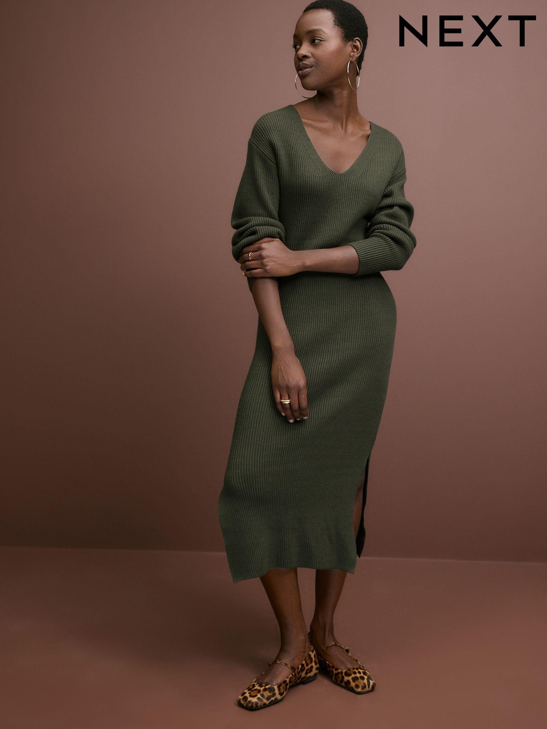 Summer midi dresses with sleeves 2025
