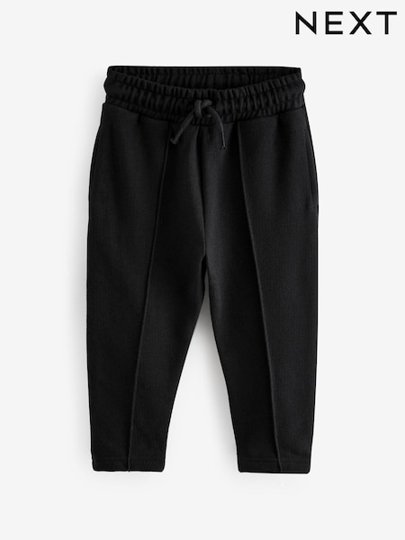 Black Pintuck 100% Cotton Joggers (3mths-7yrs) (N21534) | £8 - £10