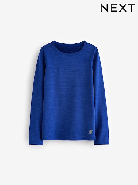 Cobalt Blue Long Sleeve Base Layer Top (3-16yrs) (N22194) | £10 - £16