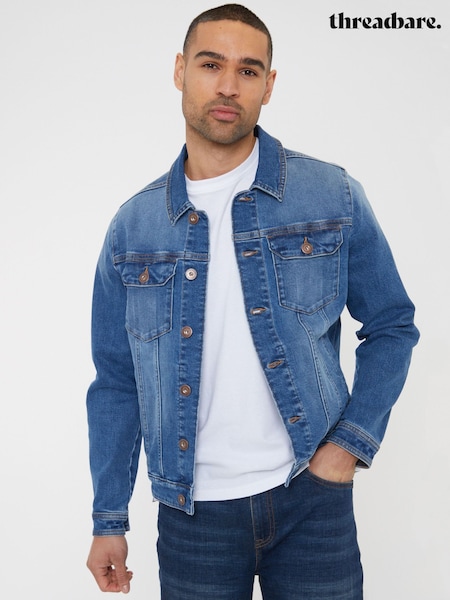 Threadbare Blue Classic Denim Jacket (N23548) | £36