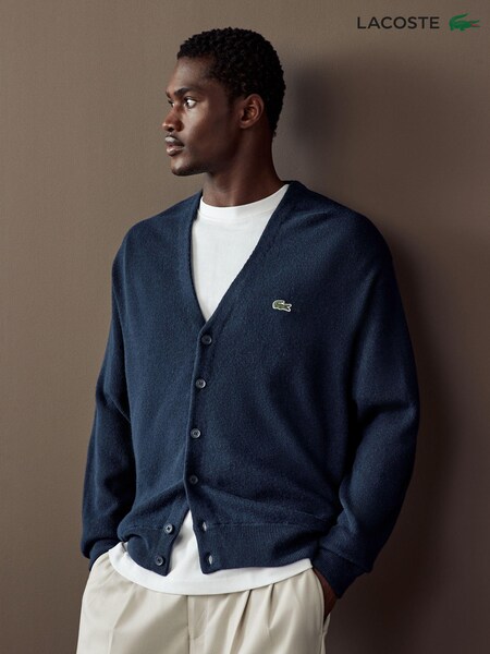 Lacoste Blue Cardigan (N23622) | £85
