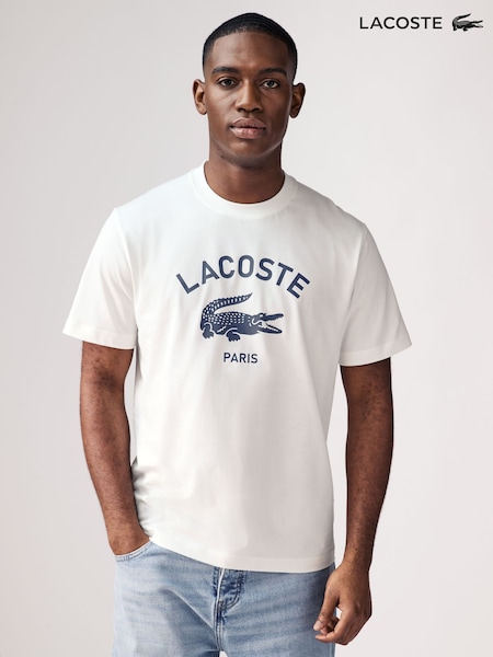Lacoste Soft Branding 100% Cotton T-Shirt (N23647) | £60