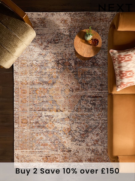 Brown Bridget Oriental Rug (N23705) | £80 - £350