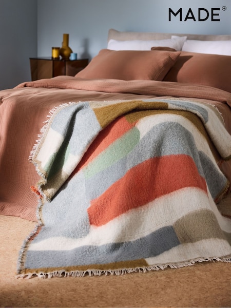 MADE.COM Multi Kyla Brushed Throw (N23851) | £55
