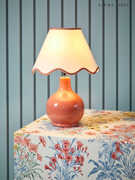 Laura Ashley Old Rose Bramhope Table Lamp (N24481) | £69